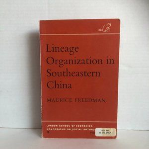 ⭐️BOGO Free⭐️ Lineage Organization in Southeastern China Paperback